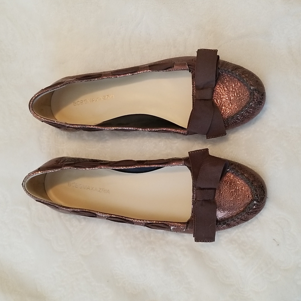 BCBGMAXAZRIA Women's Leather Shoes 7 or 7.5 N